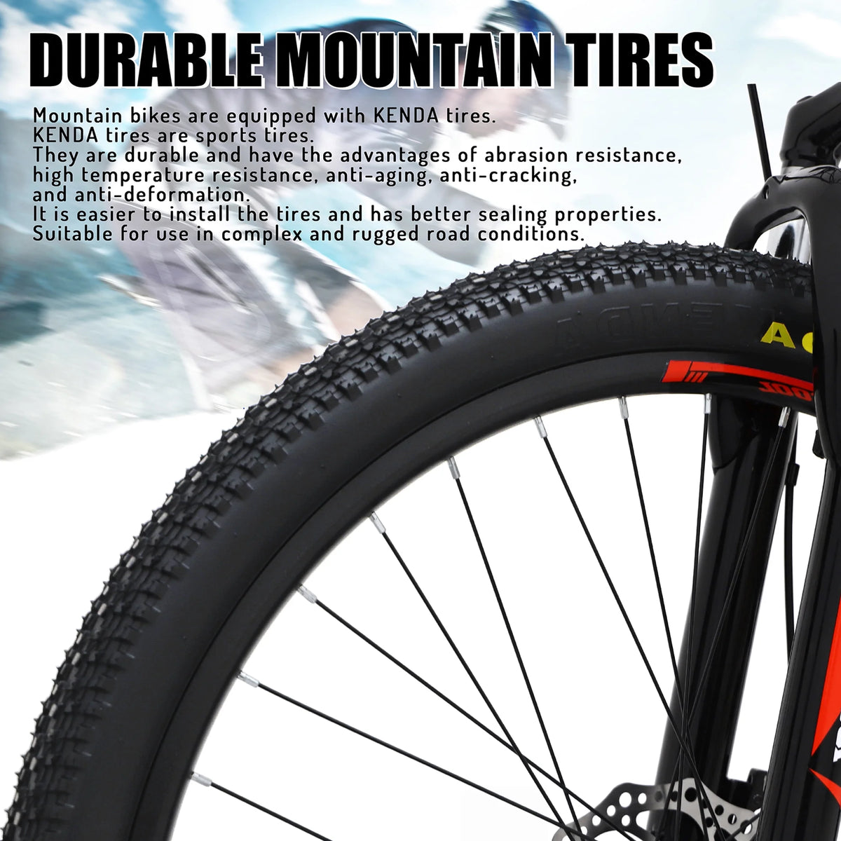 26 Inch Dual Suspension 21-Speed Mountain Bike Y861