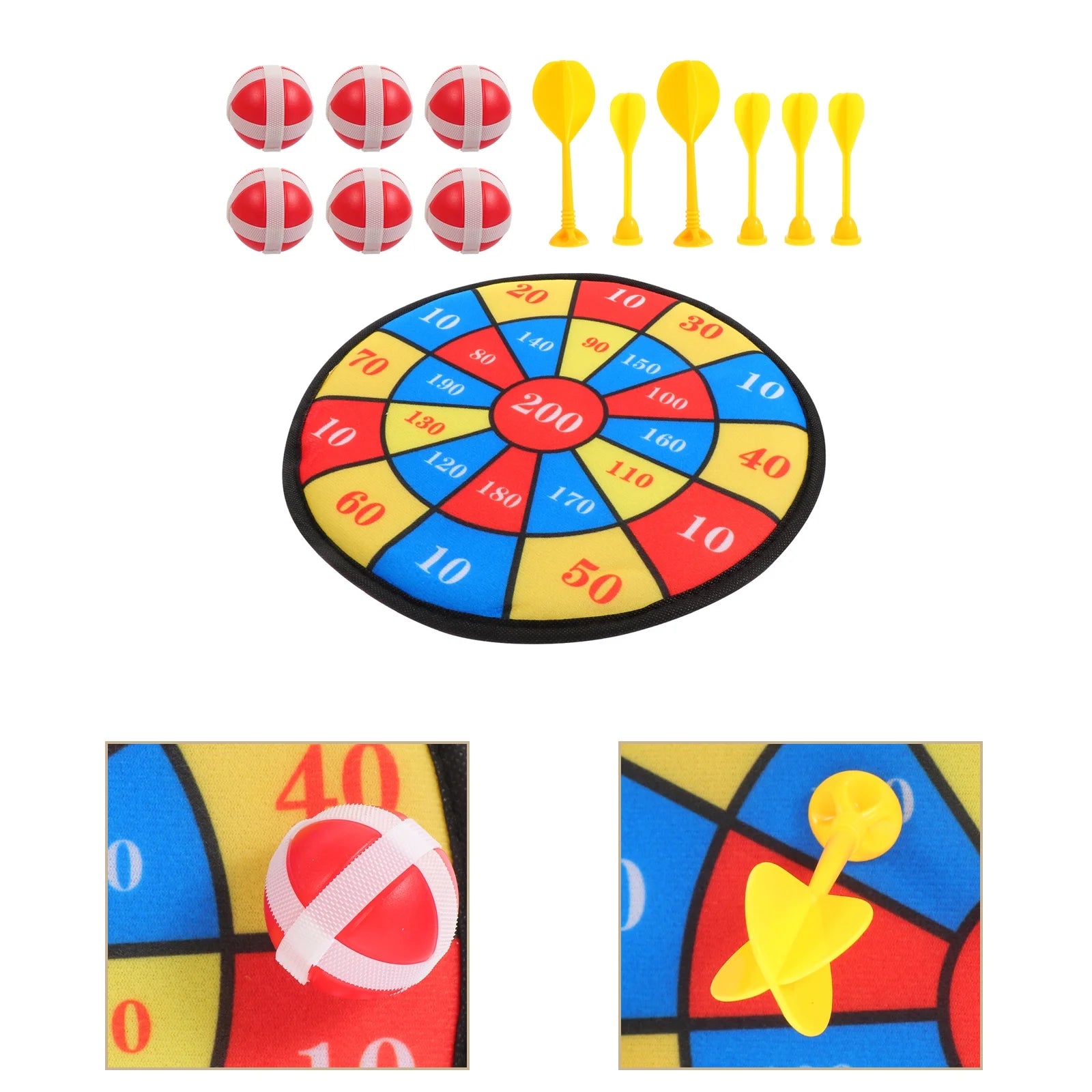 13Pcs Sticky Target Balls Darts Board Toys W17390