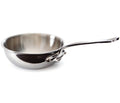 0.9 Qt. Stainless Steel Curved Splayed Saute Pan V88604