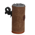 Canvas Bike Coffee Cup Holder Cage Handlebar Mount Bottle Kettle Pouch Brown U8552