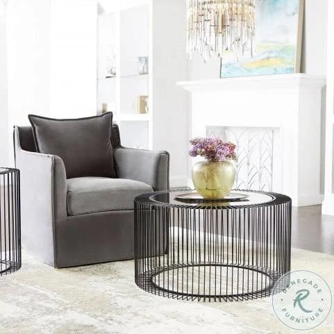 Cyan canasta Side Table X402