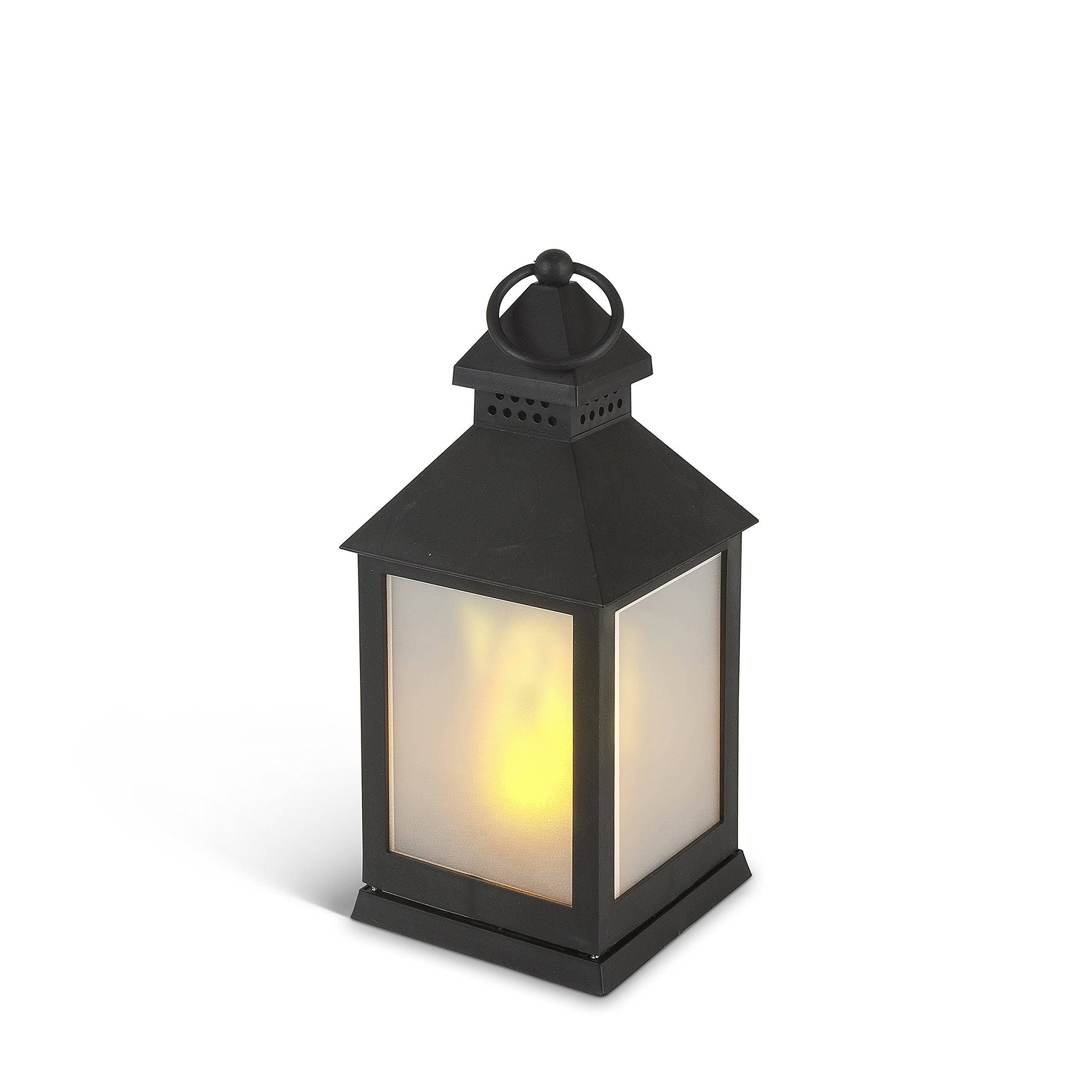 LED Plastic Lantern with Frosted Panes - 9.25 inch U174523