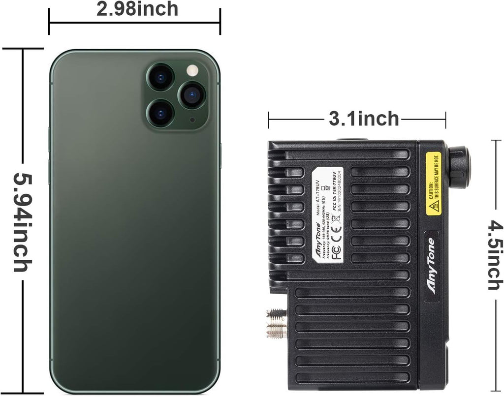Mini Size Dual Band Transceiver Mobile Radio VHF/UHF Two Way Radio Z126