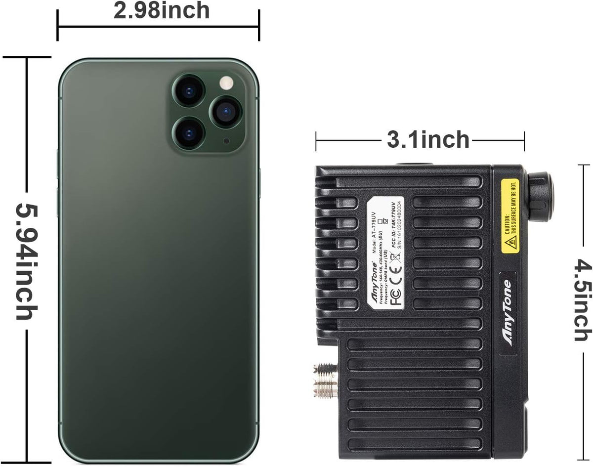 Mini Size Dual Band Transceiver Mobile Radio VHF/UHF Two Way Radio Z126
