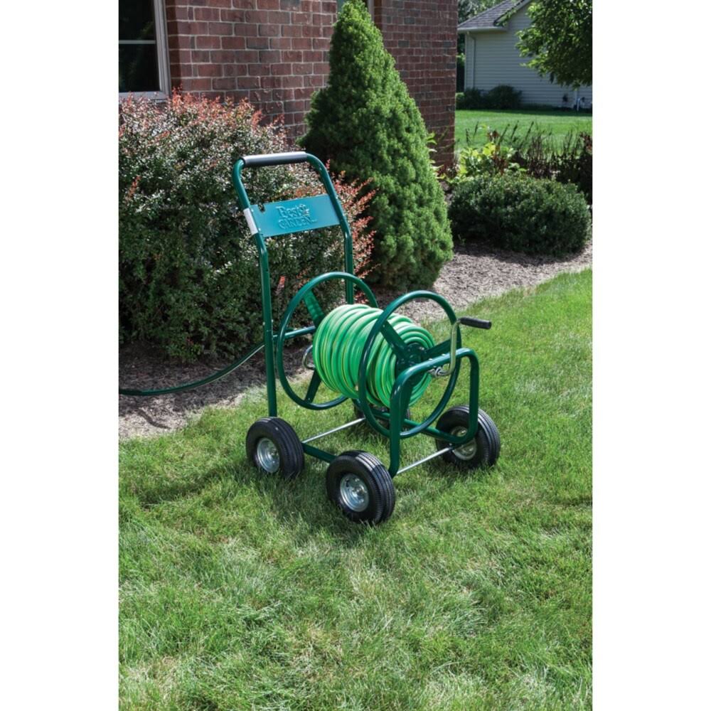 4 Wheel Metal Portable Hose Reel P249390