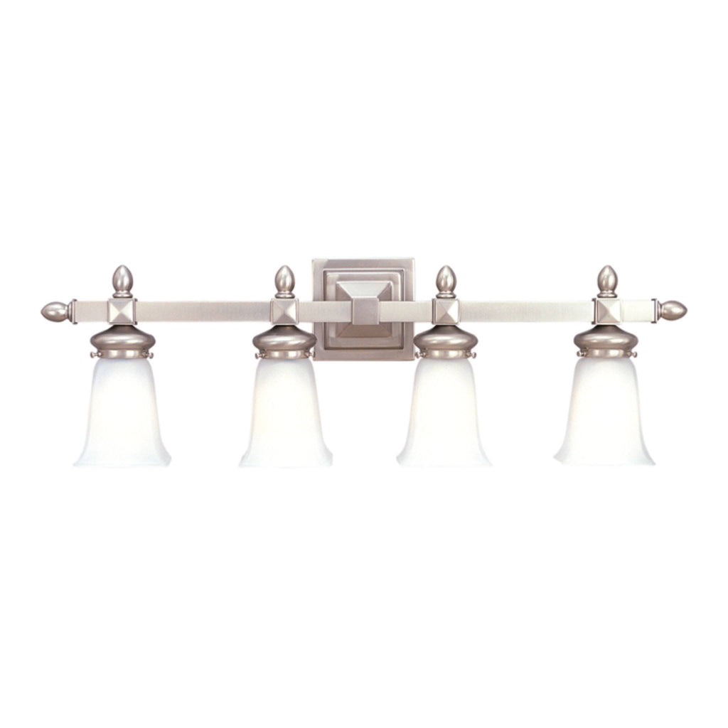 4 Light Bath Bracket, Satin Nickel L15081
