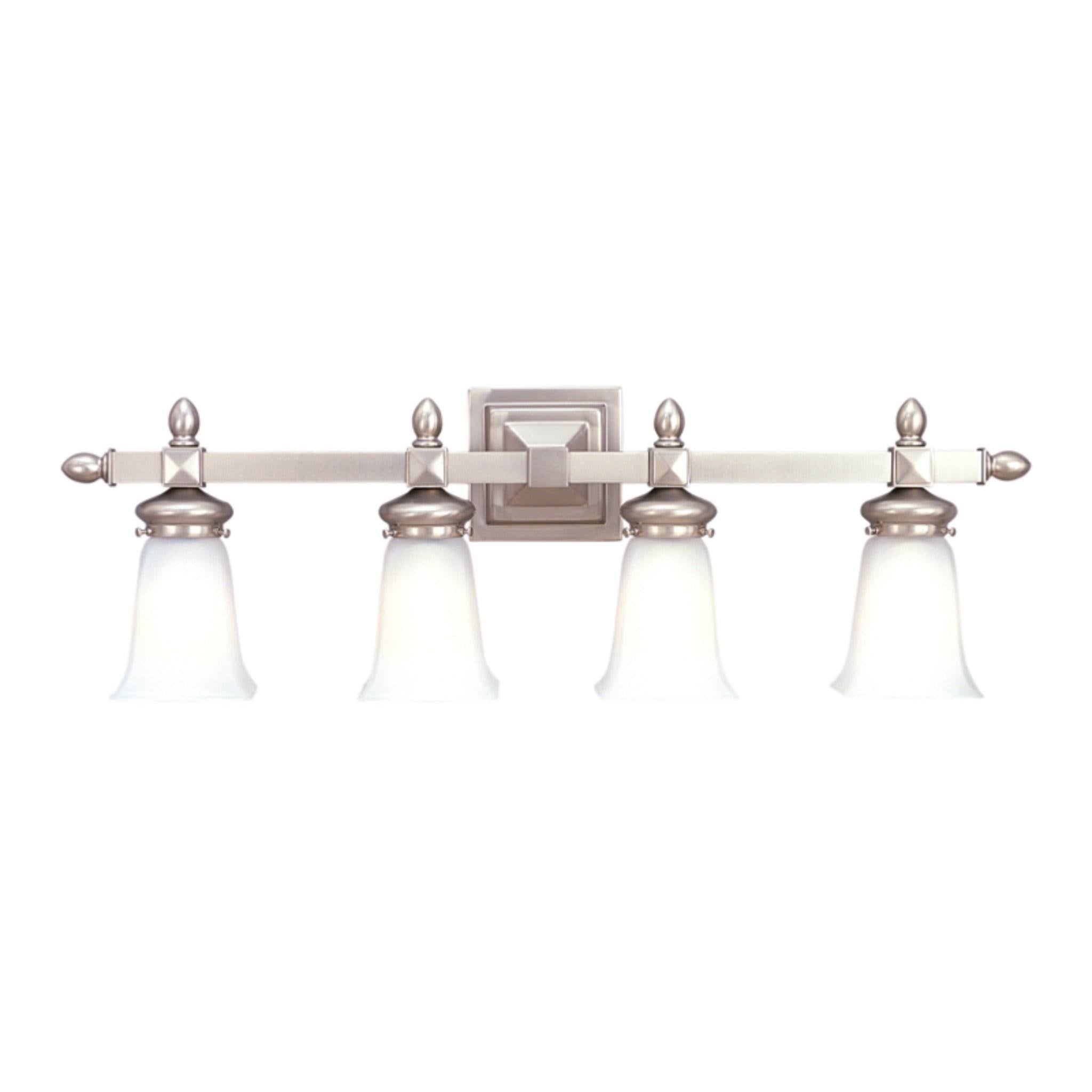 4 Light Bath Bracket, Satin Nickel L15081
