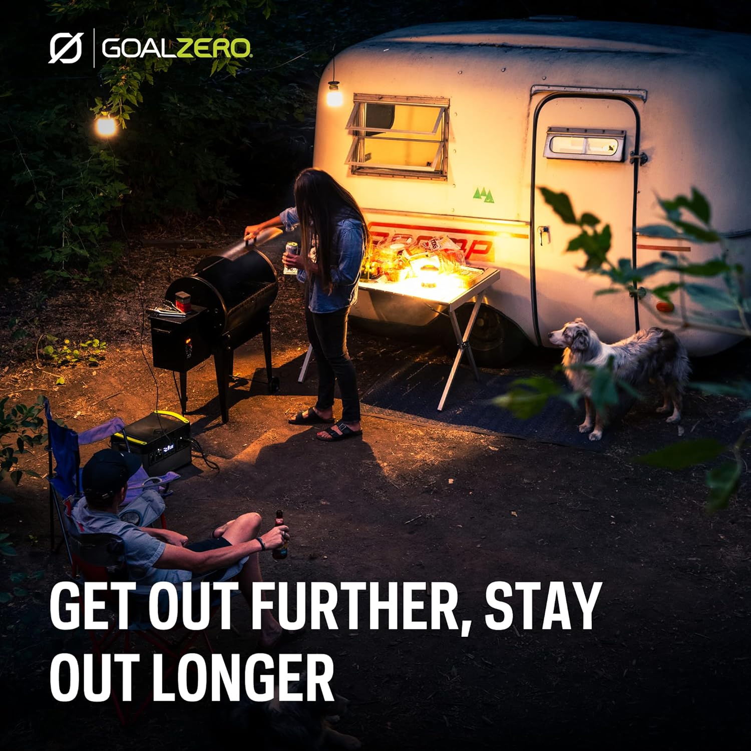 Portable Power Station, 1,000 W, Solar-Powered Generator O523