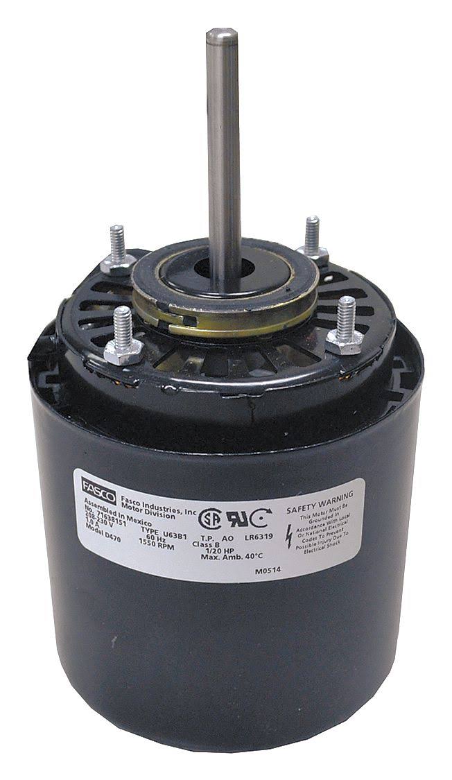 1/20HP 208-230 Volts 1550 RPM Fan Motor D953734