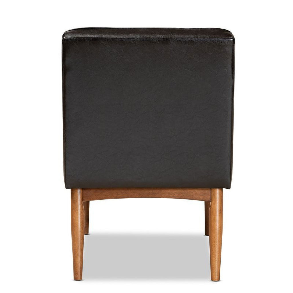 Brown Finished Wood Dining Chair L2316