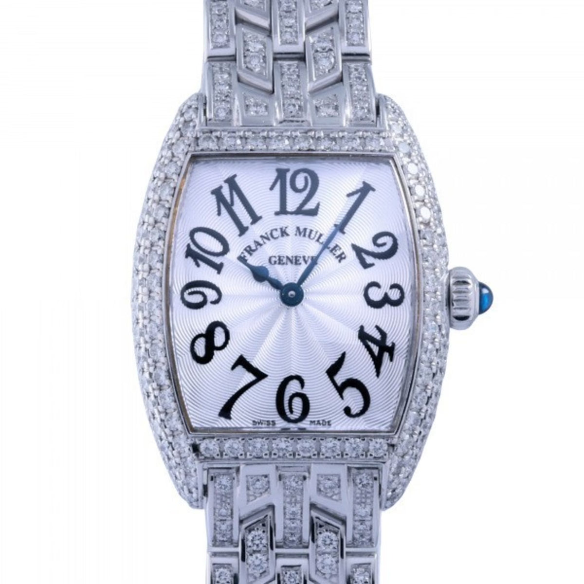 Silver Dial Tonneau Curvex Watch O2385