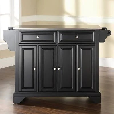 Kitchen Island with Stainless Steel Top P719132