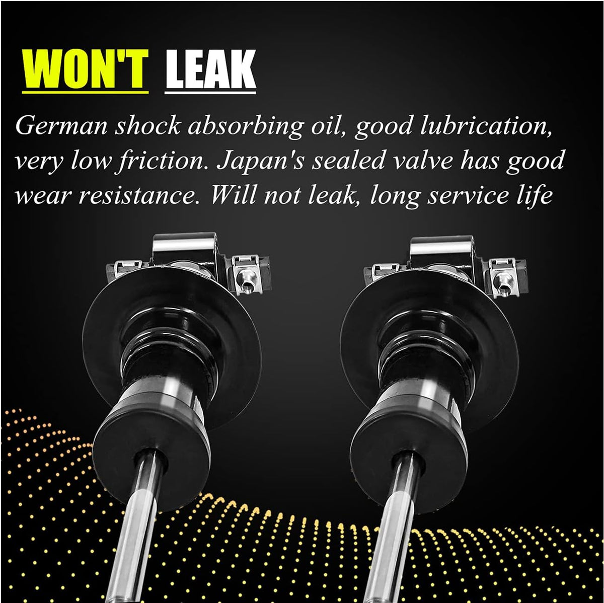 2PCS Front Shock Absorber with Magnetic for Cadillac Escalade Tahoe Suburban Silverado GMC Sierra 1500 Yukon E772984