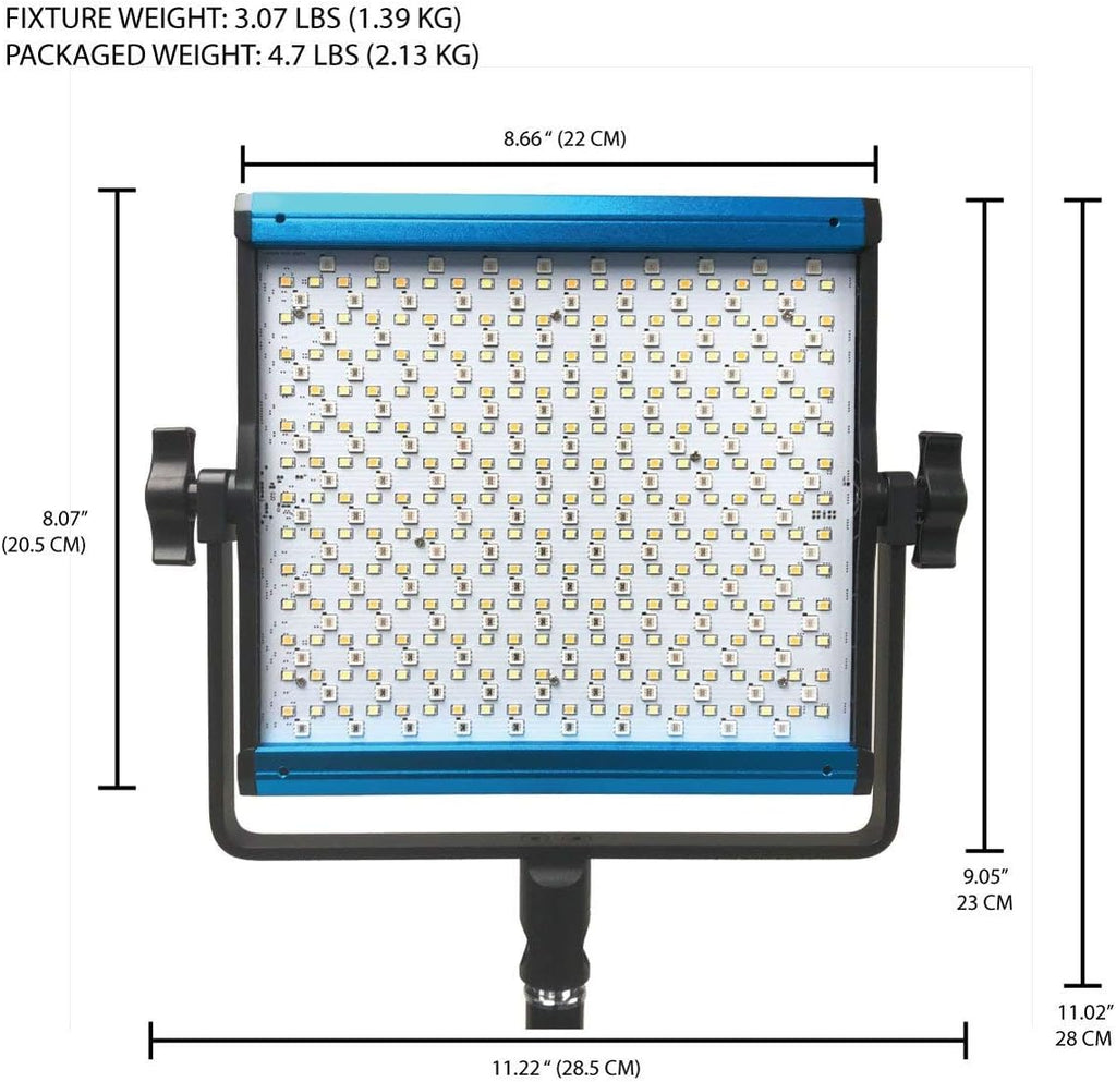 RGB and Bi-Color LED Video Light E997