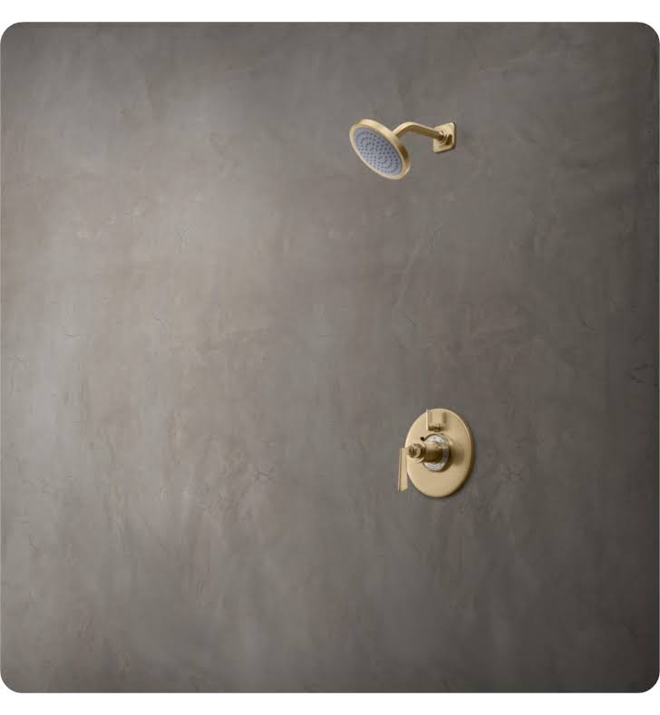 5-5/8x22 Single-Function Brass Showerhead Kit A92792
