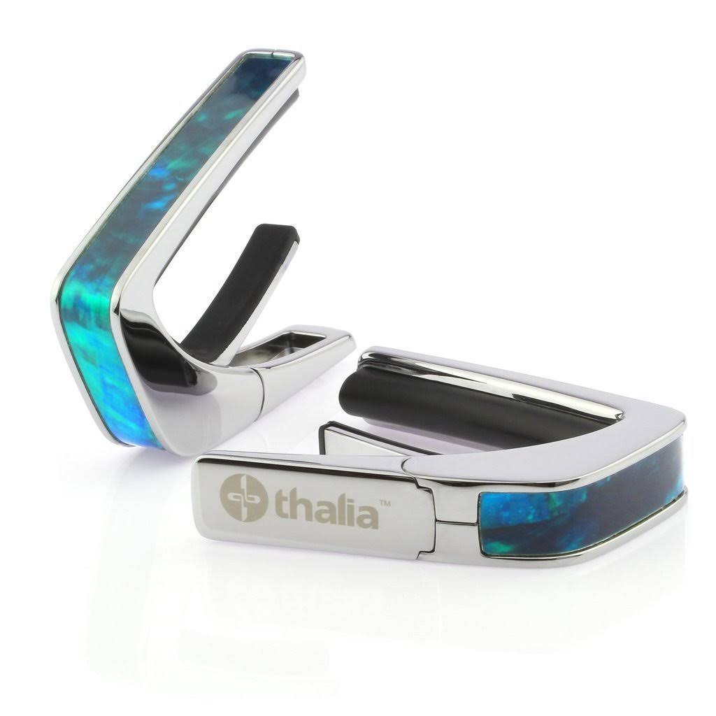 Chrome Guitar Capo Teal I37740