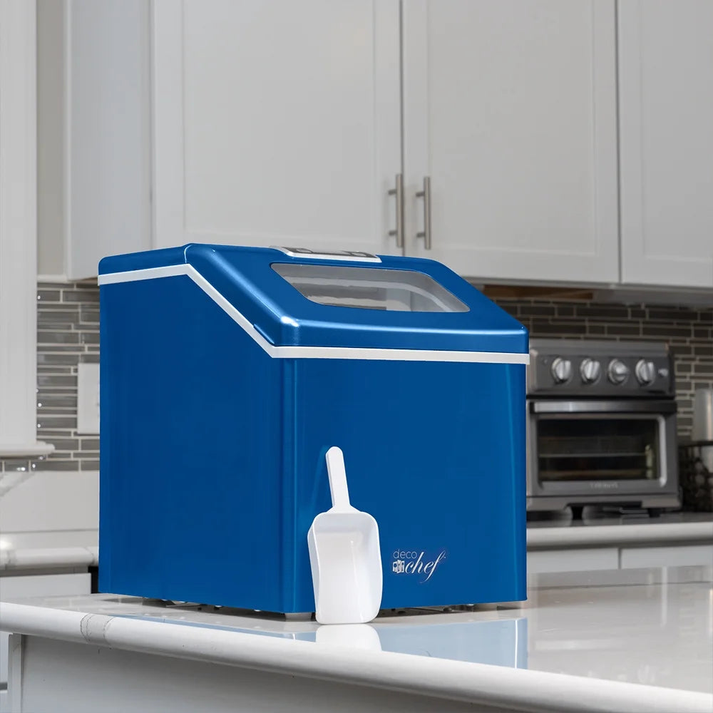 Blue Countertop Portable Ice Maker G694