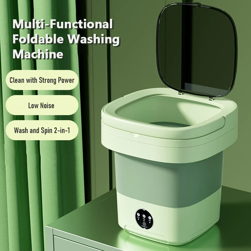 Portable Spin Dryer with Drain Basket and Drain Hose M342