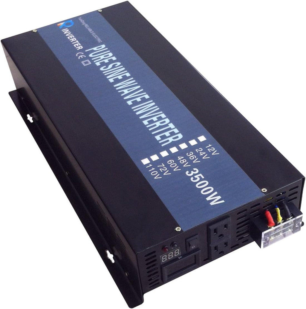 3500W 12V Black Power Inverter O84499
