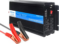 1000W Pure Sine Wave Power Inverter DC 12V to AC 110V with 4 AC Outlets and 1 USB Port H6755