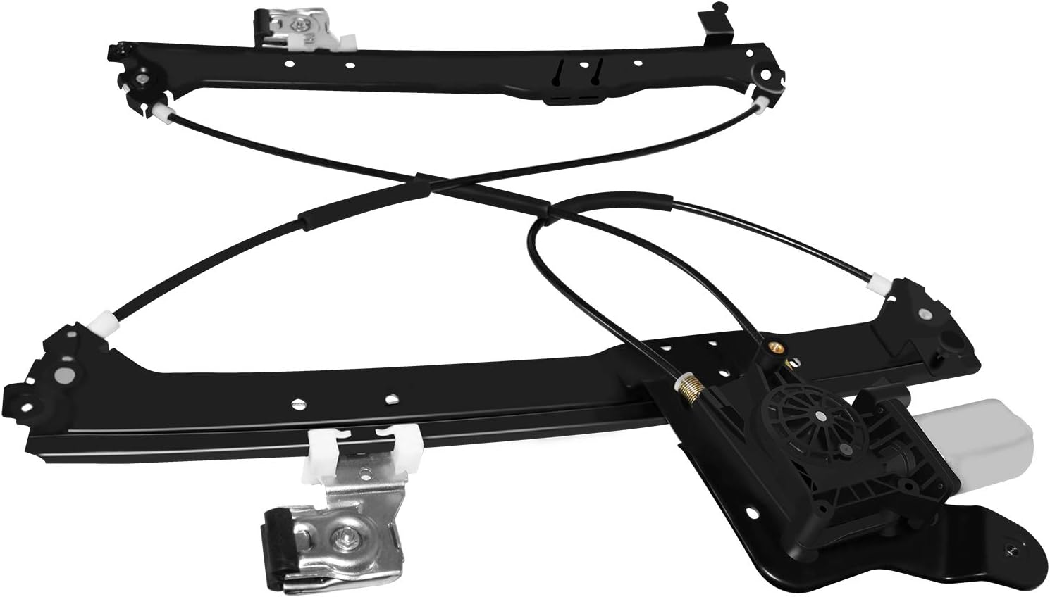 Rear Passenger Power Window Regulator Compatible for 2001-2006 GMC Sierra 2500 HD 3500 & Chevrolet Suburban Silverado 1500 Cadillac Escalade Pack of 2 L2386