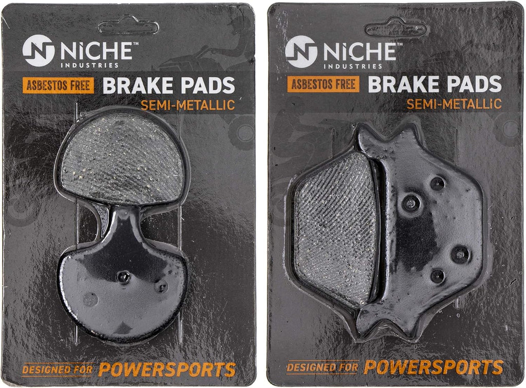 Semi-Metallic Brake Pad Set Pack of 2 Q373