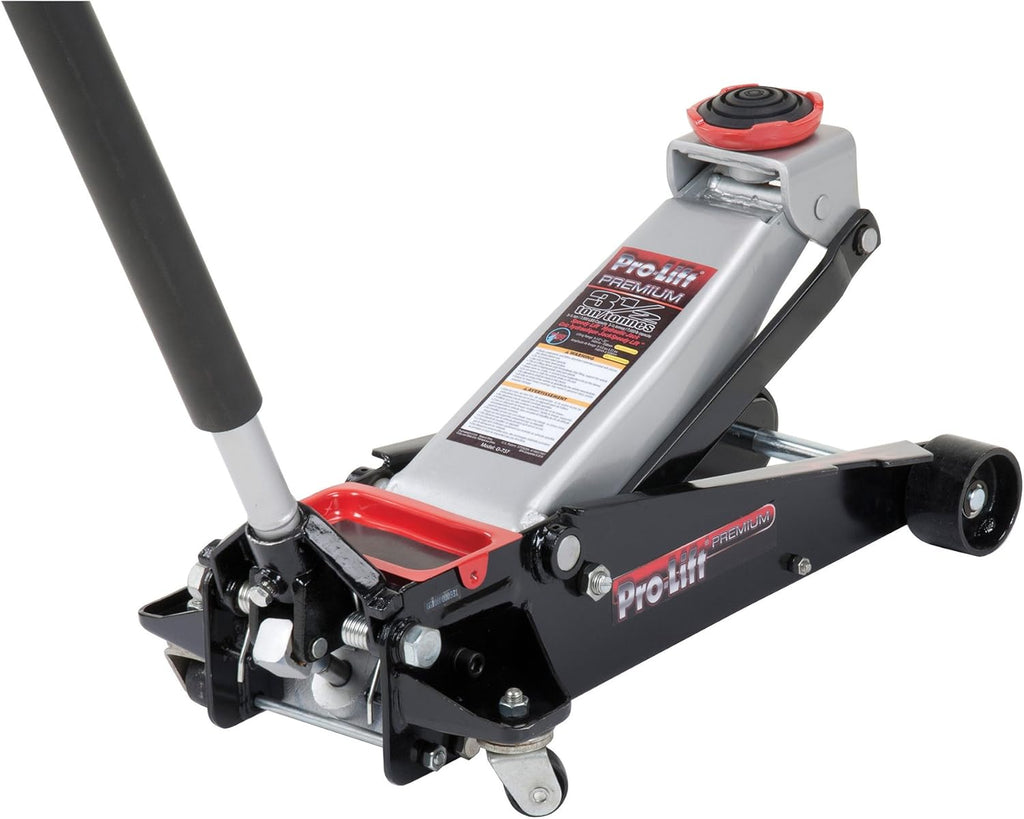 Grey 3-1/2 Ton Capacity Garage Jack J368