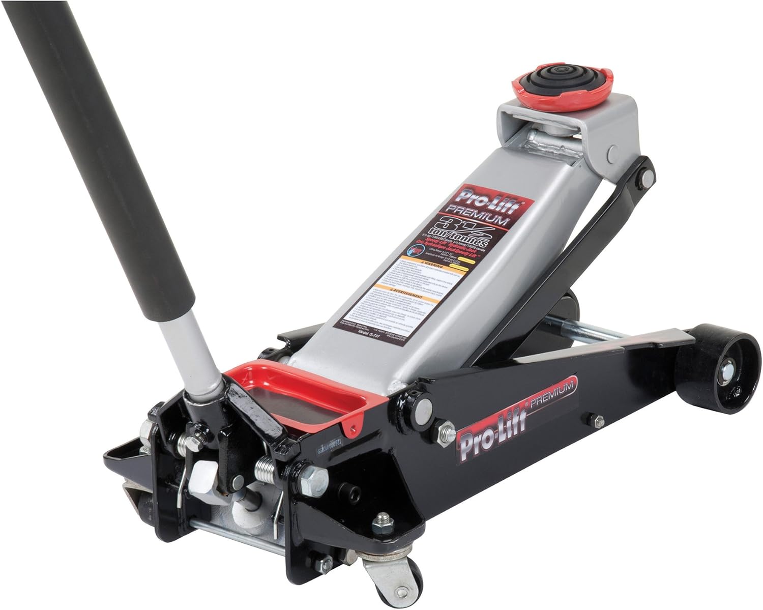 Grey 3-1/2 Ton Capacity Garage Jack J368