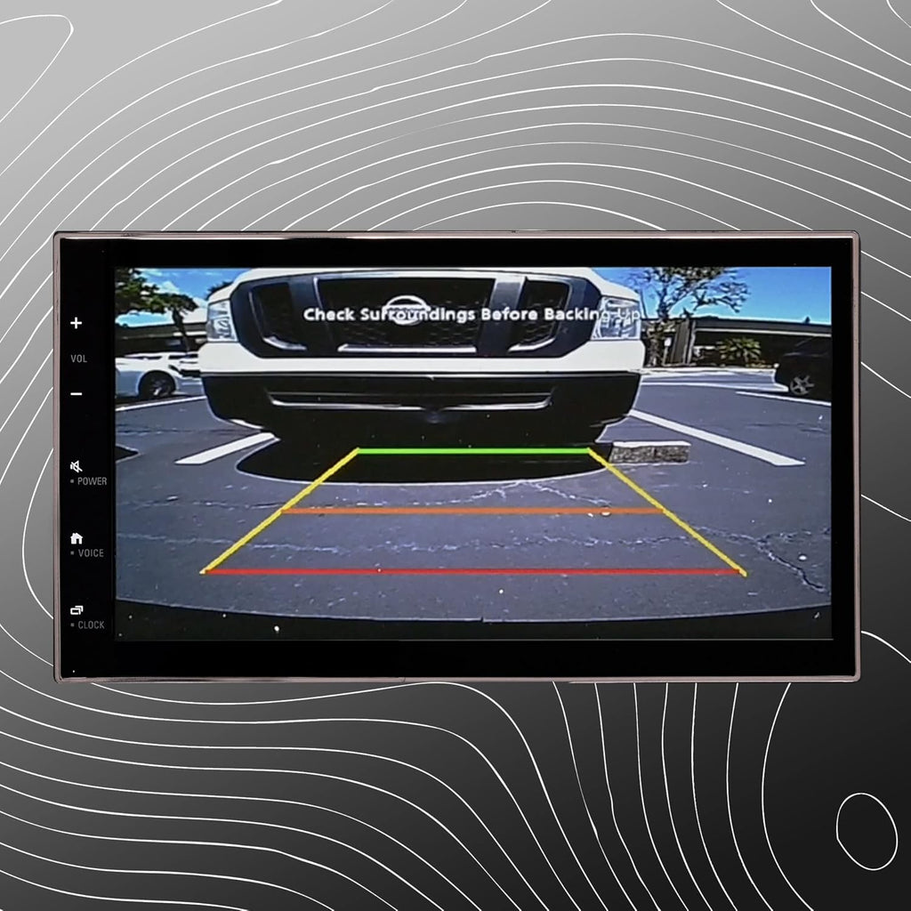 6.8” Double Din Complete Radio Kit Package with Touchscreen Radio, Dash Kit, Can Bus Interface, Camera Input and Antenna Adapter J1260