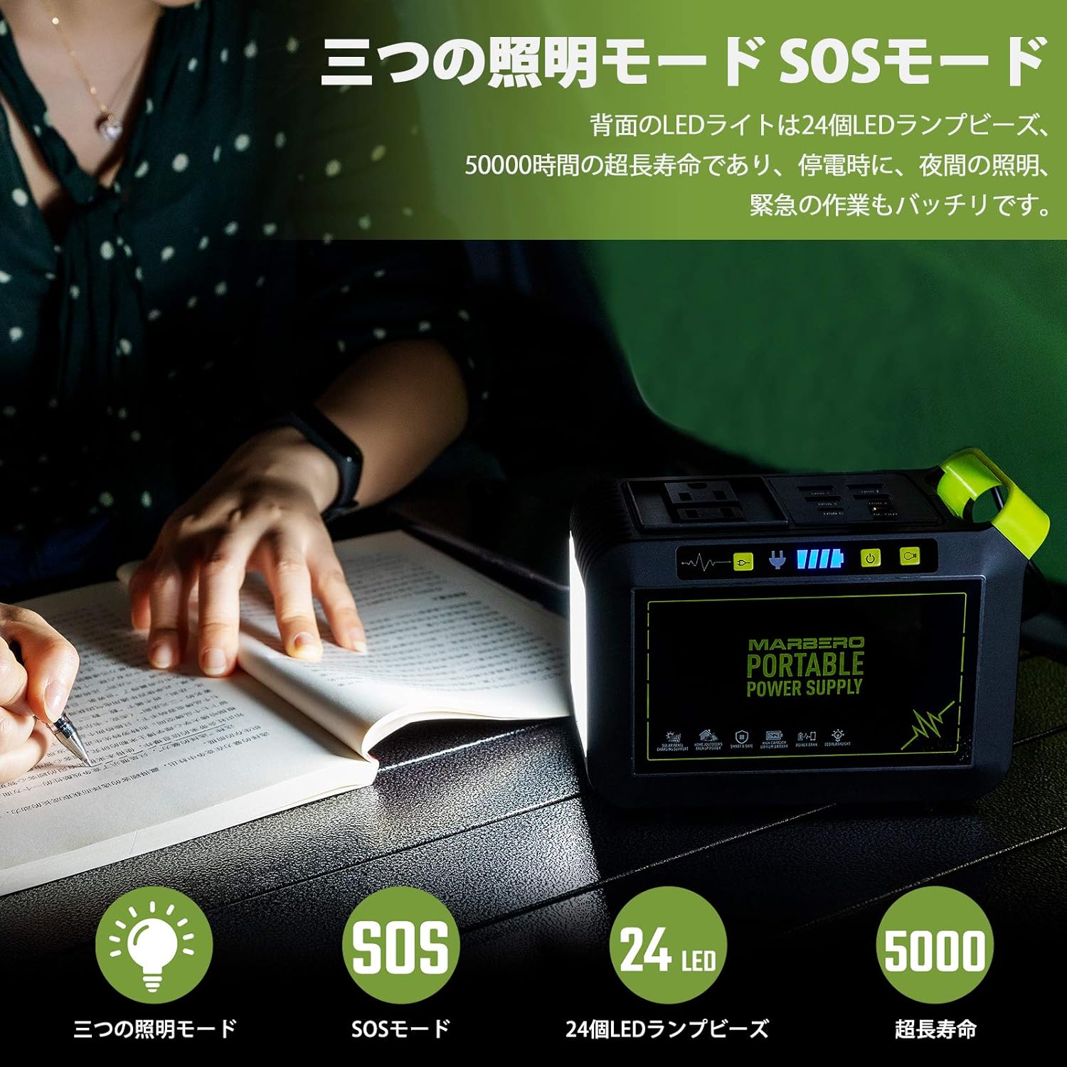88Wh 24000mAh Portable Power Station with 110V AC Outlet N938
