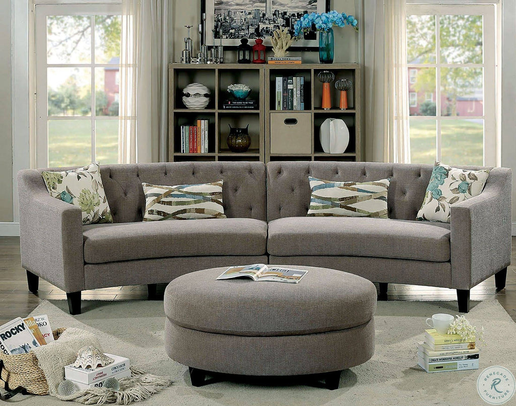 Warm Gray Ottoman G75317