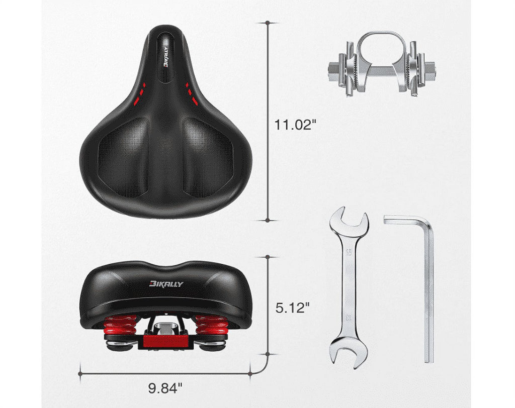 Black Comfort Bike Seat P347