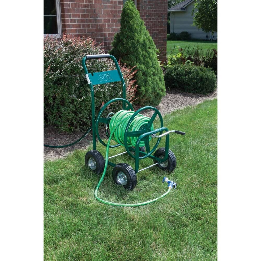4 Wheel Metal Portable Hose Reel P249390