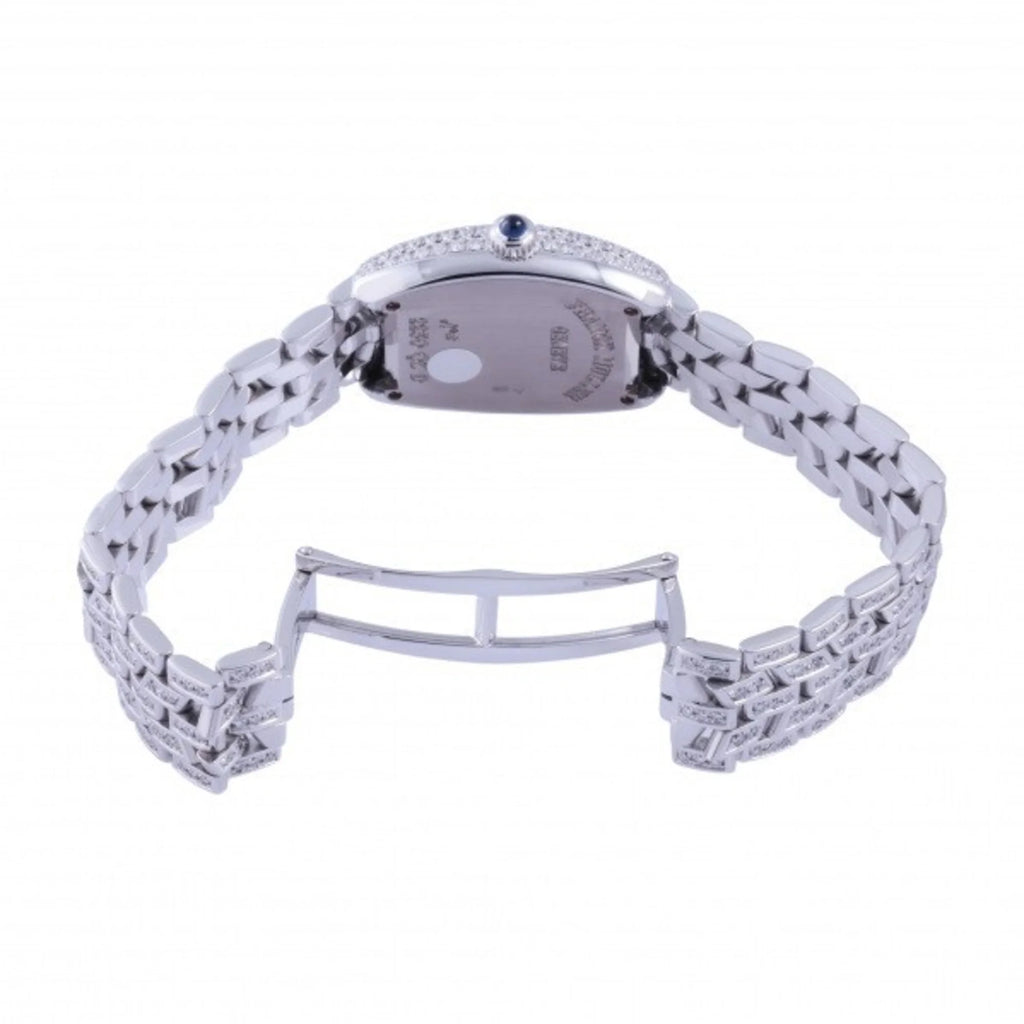 Silver Dial Tonneau Curvex Watch O2385
