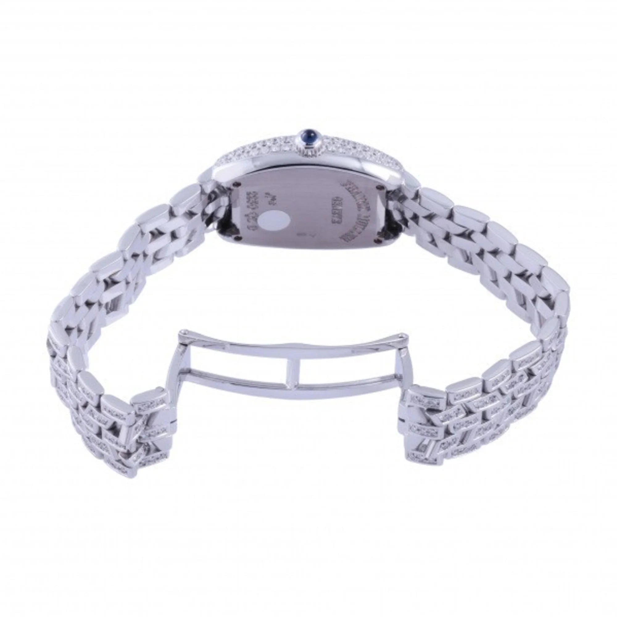 Silver Dial Tonneau Curvex Watch O2385