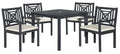 5 Piece Dark Slate Gray Dining Set S52635