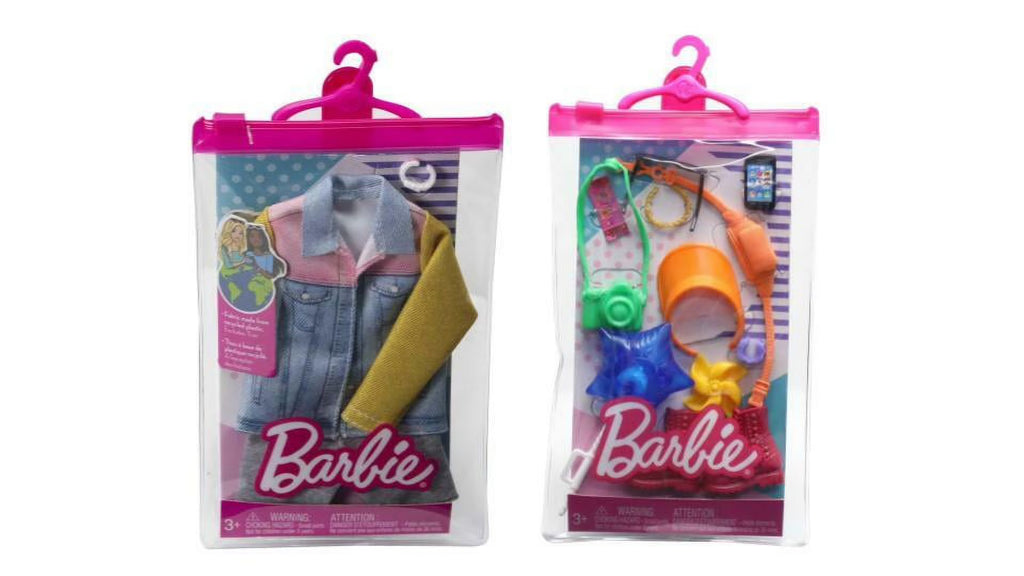Barbie Fashion Pack Long Sleeve Denim Jacket & Accessories E3119