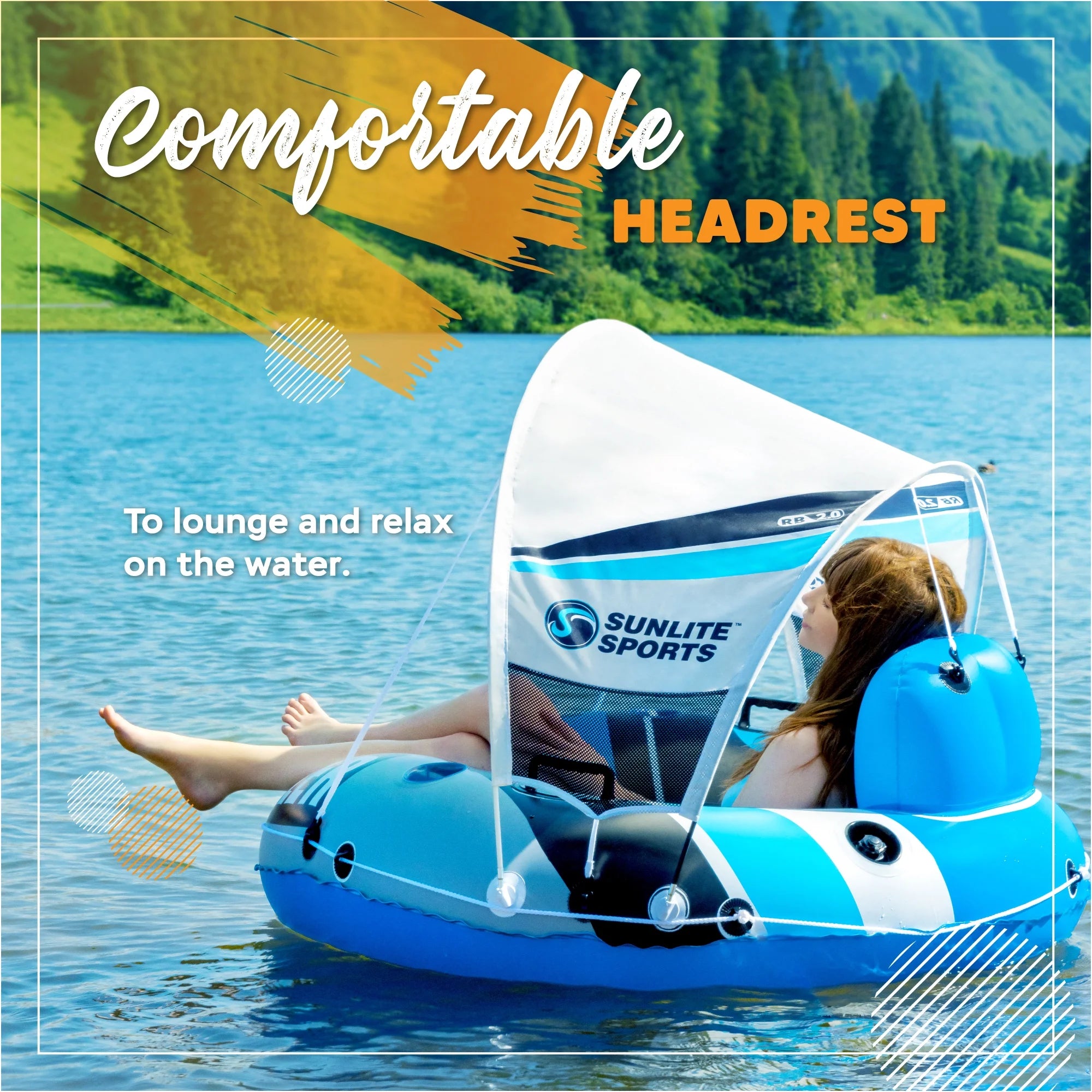XL River Tube with Canopy and Sun Shade N201