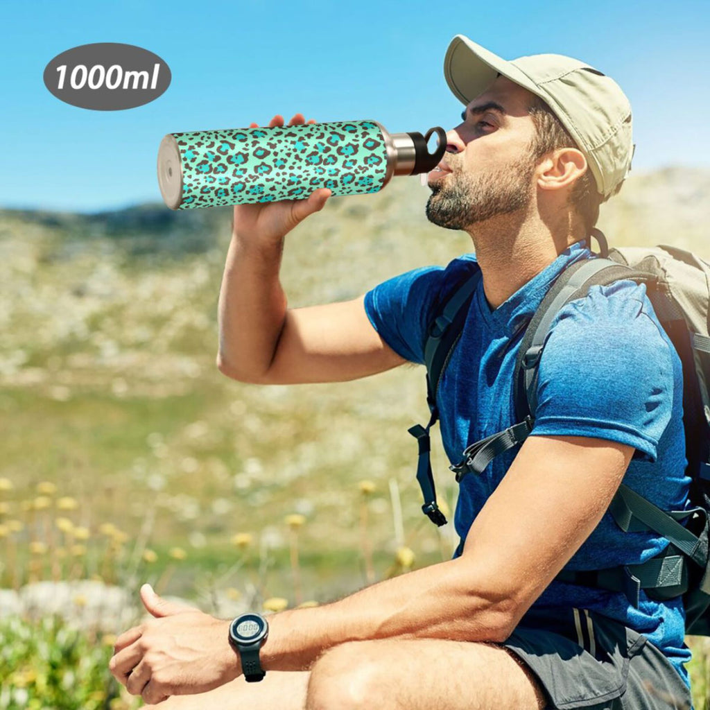 20 OZ Stainless Steel Vacuum Insulated Water Bottle with Straw Lid M768438