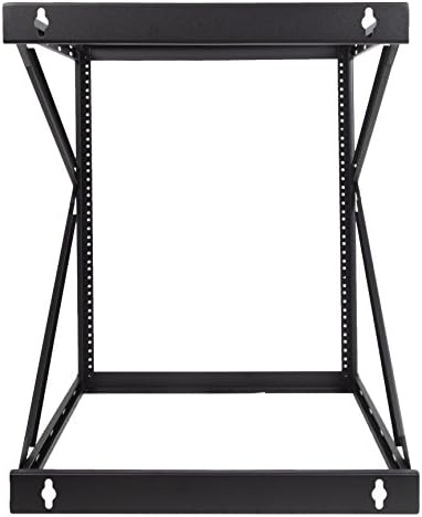 12U 2 Post Wall Mount 18 Inch Deep Network Server Rack V2170