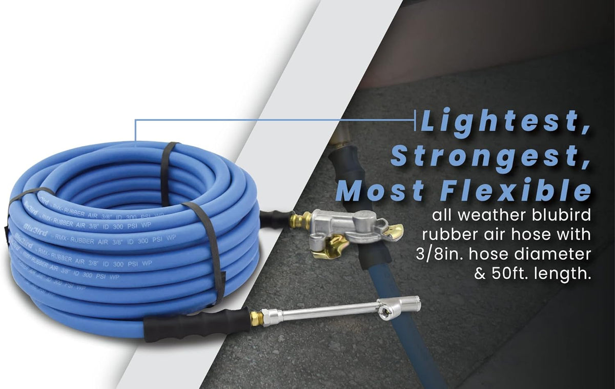 3/8" x 50' 300 PSI Polyester Braided Tire Inflator Kit, Pack of 2 K43428