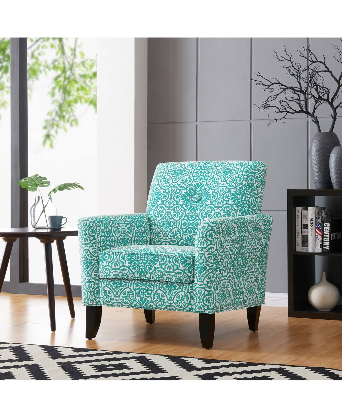 Turquoise Arm Chair B22408