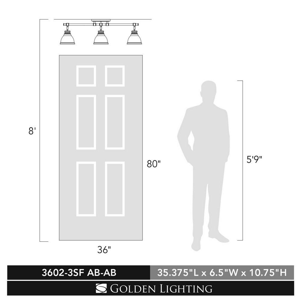 Pewter Semi-Flush Light O8670