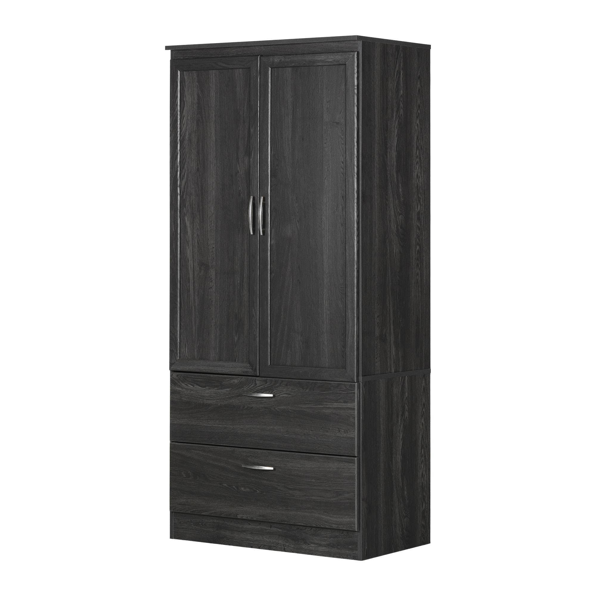 Gray Oak Wardrobe Armoire V425552