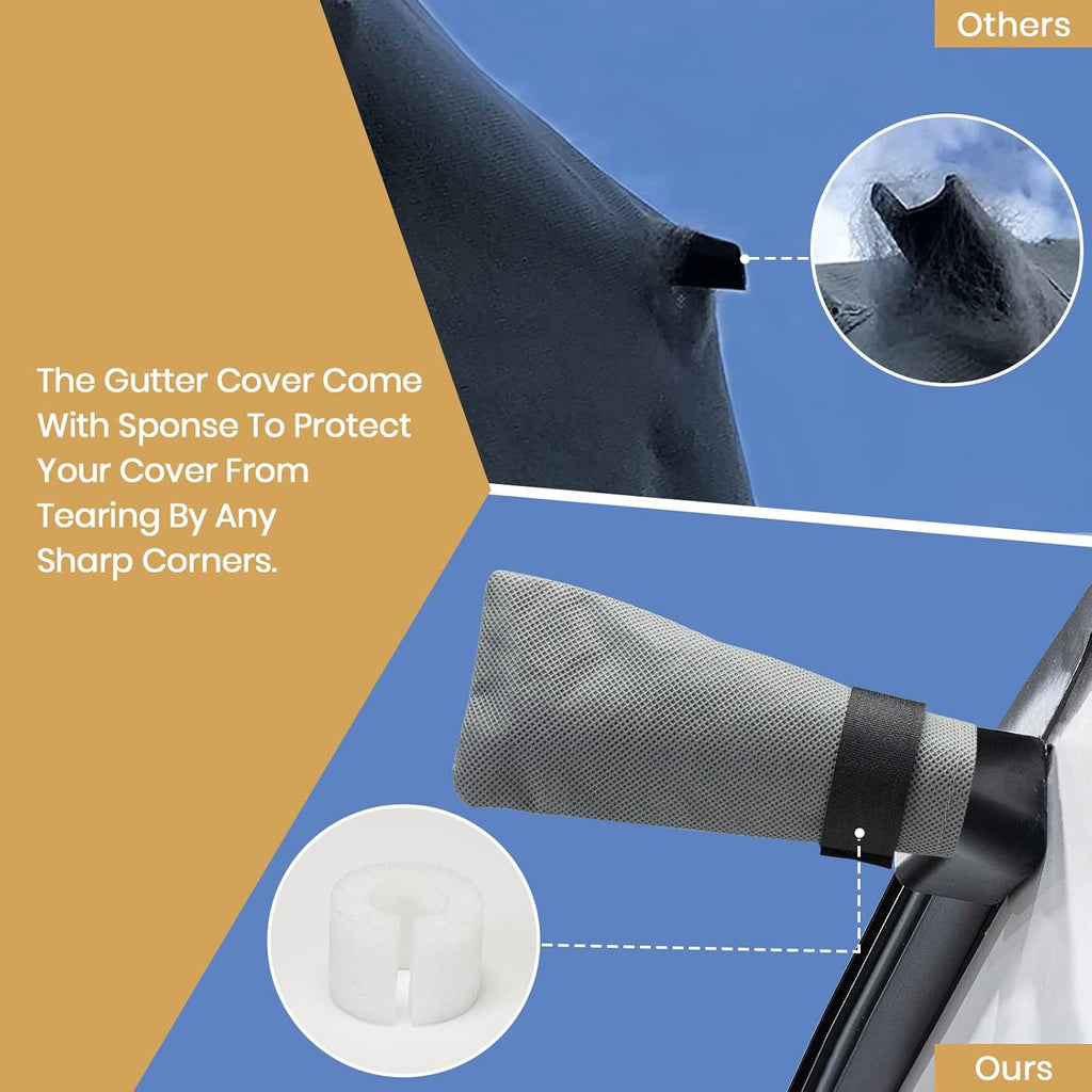 Waterproof Travel Trailer RV Cover with Cotton Lining K21137