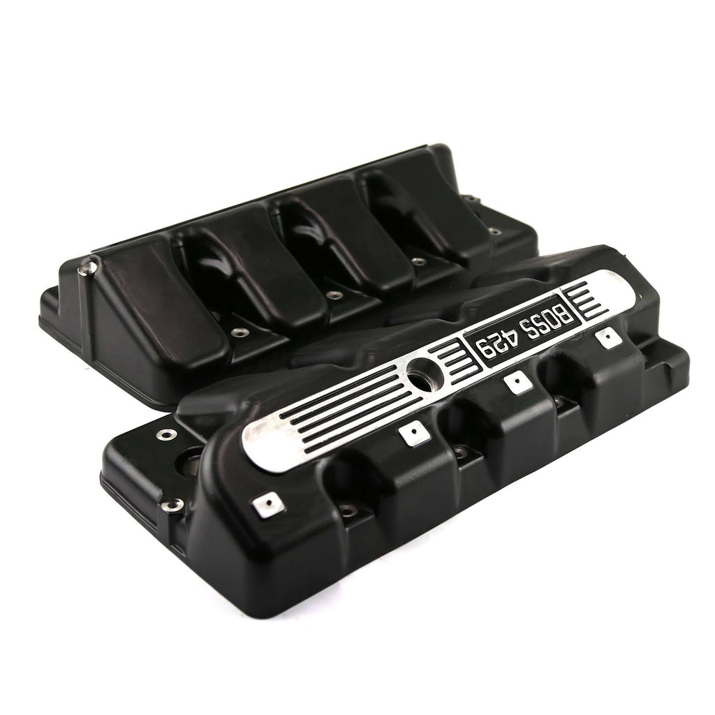 Black Cast Aluminum Valve Covers H8161