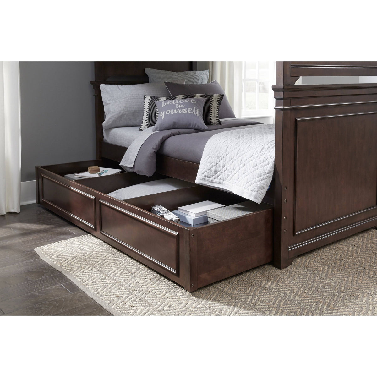 Warm Cherry Kids Trundle/Storage Drawer U181