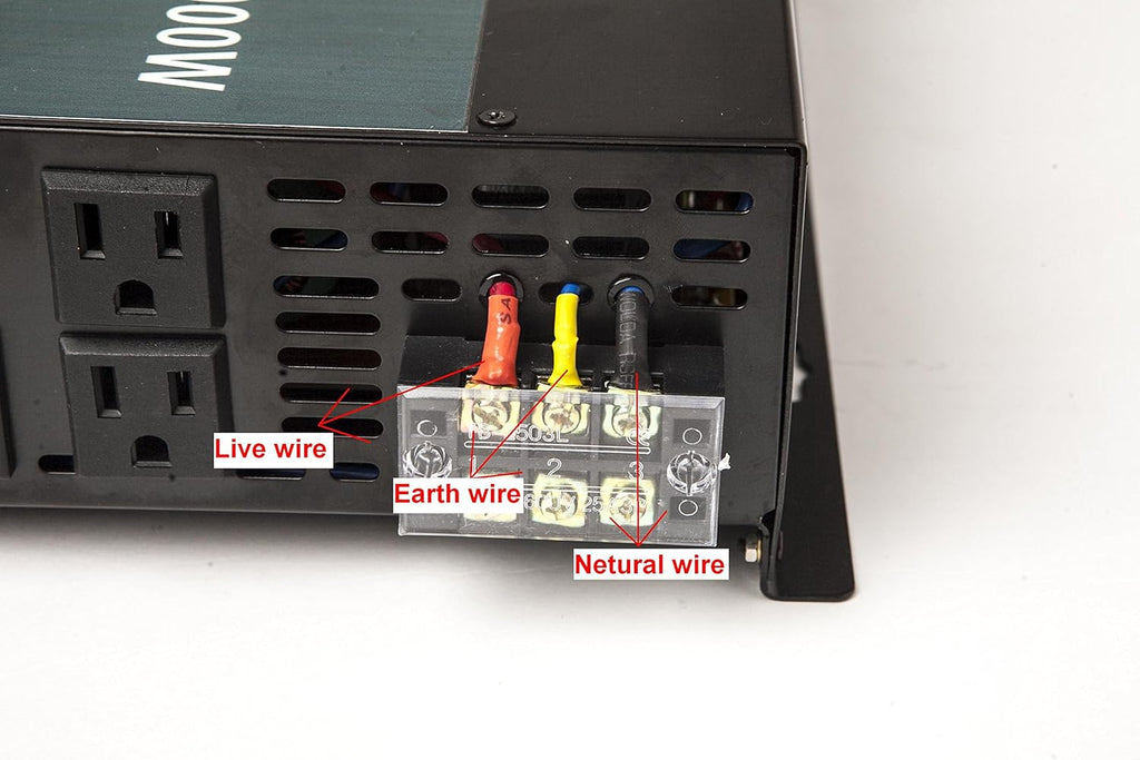 3500W 12V Black Power Inverter O84499