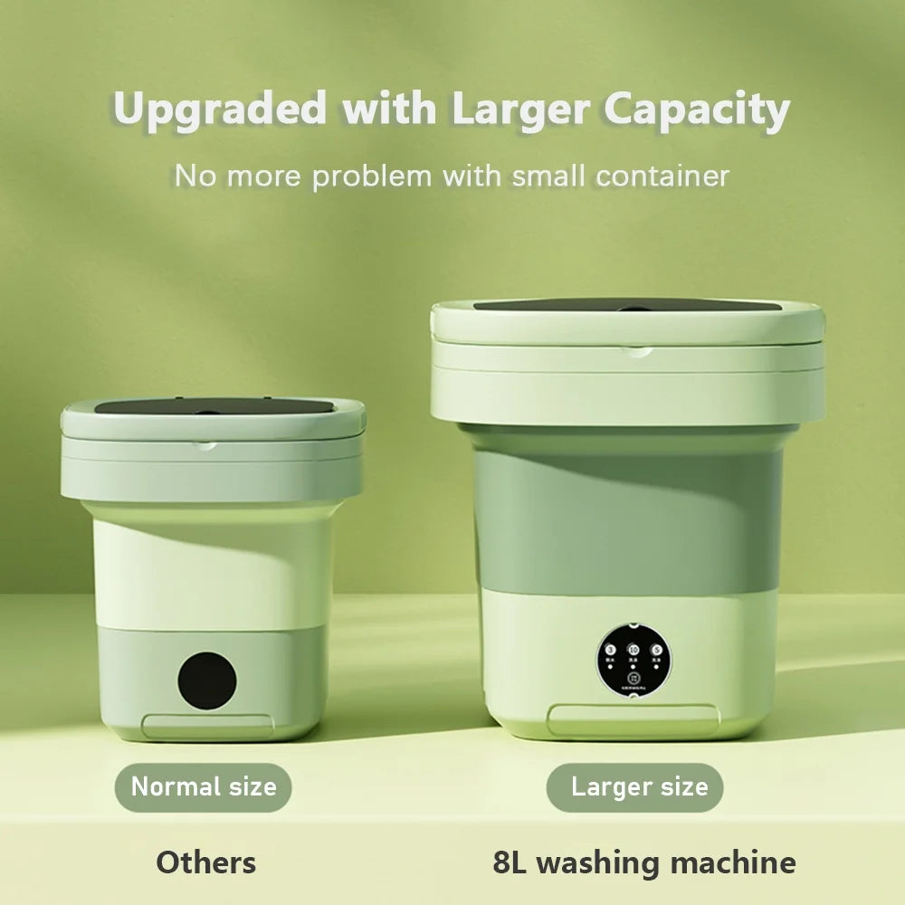 Portable Spin Dryer with Drain Basket and Drain Hose M342