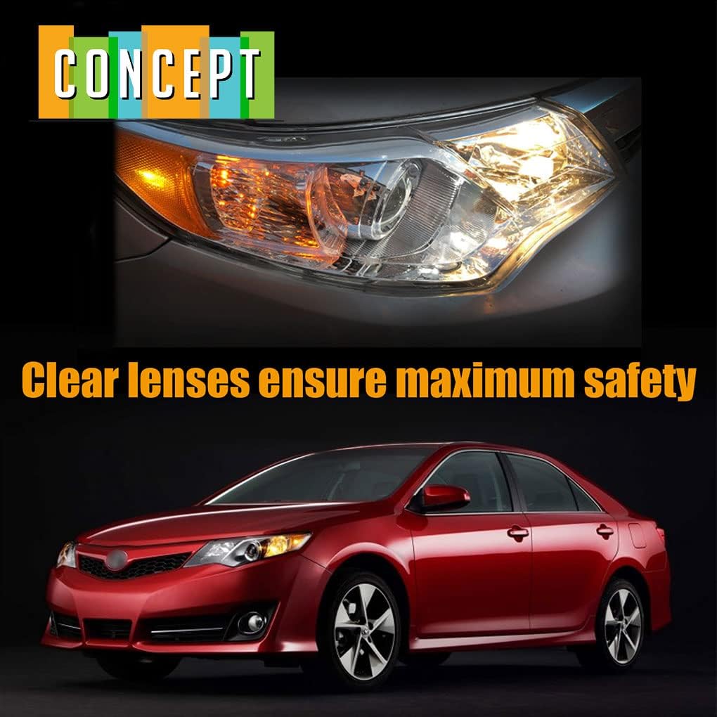 Chrome Housing Projector Headlights For 2012 2014 Toyota Camry D8399